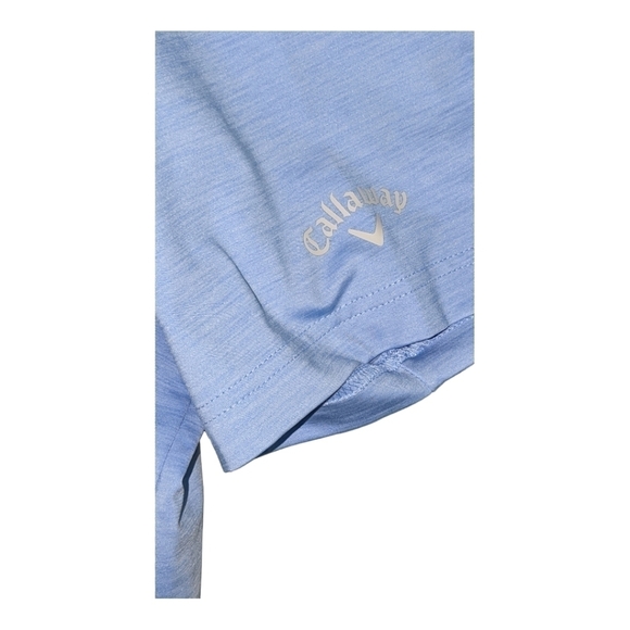 𝅺CALLAWAY Opti-Dri pale blue performance golf polo XXL GUC - Picture 2 of 5